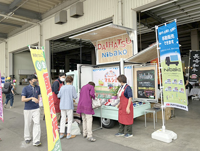 Nibako 出店の様子